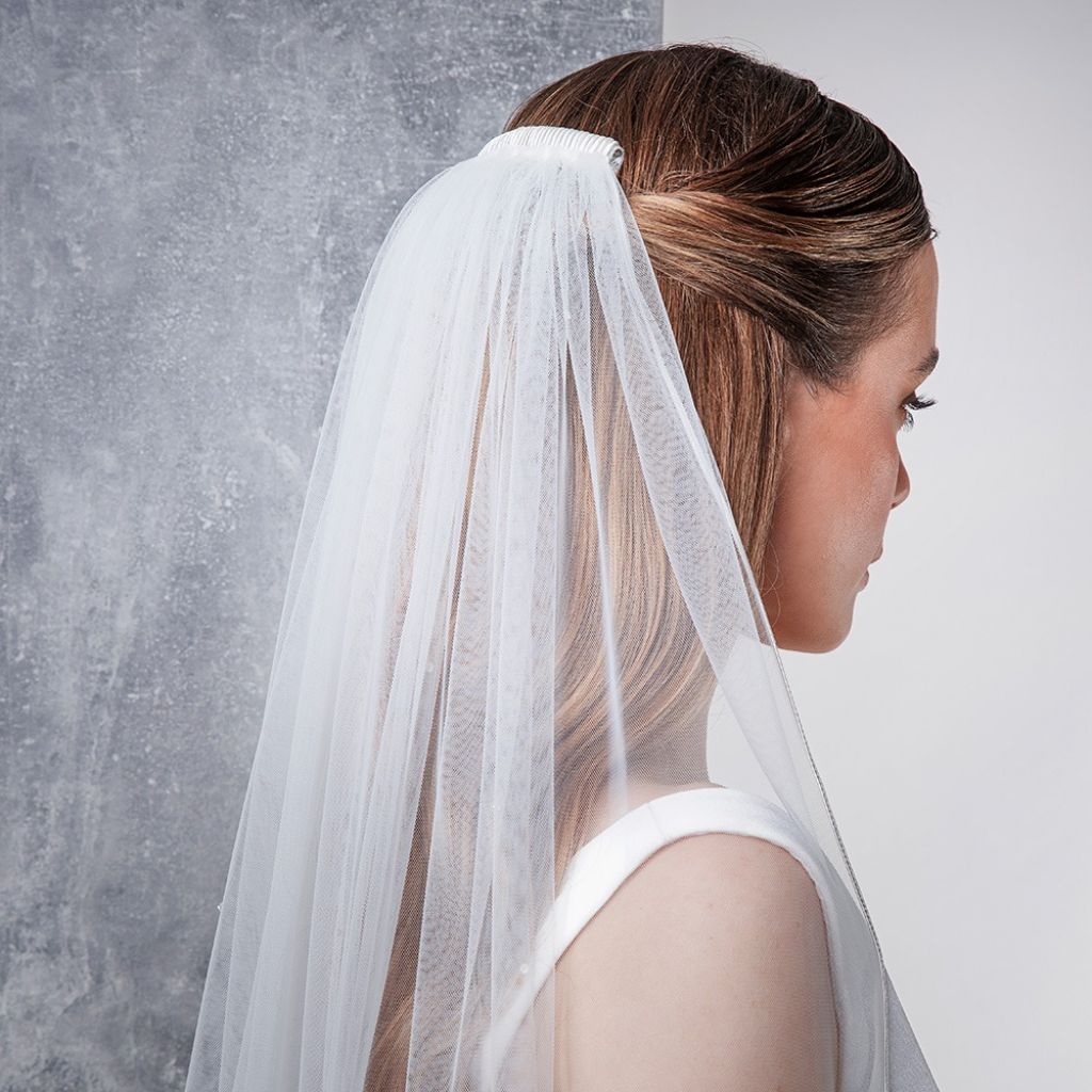 Cheerfulness - Scattered Diamante Medium Veil