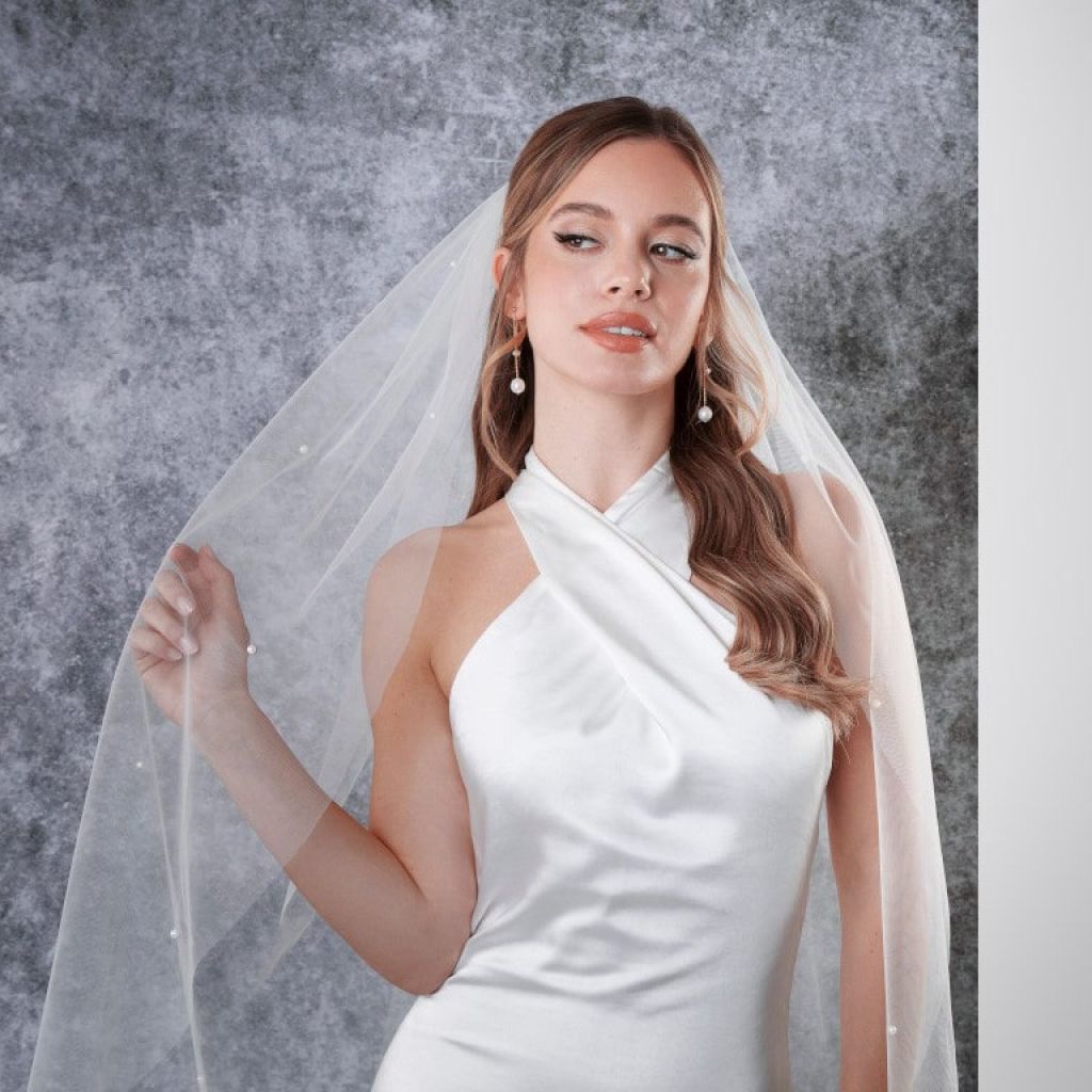 Leilani - Scattered Pearls Wedding Veil