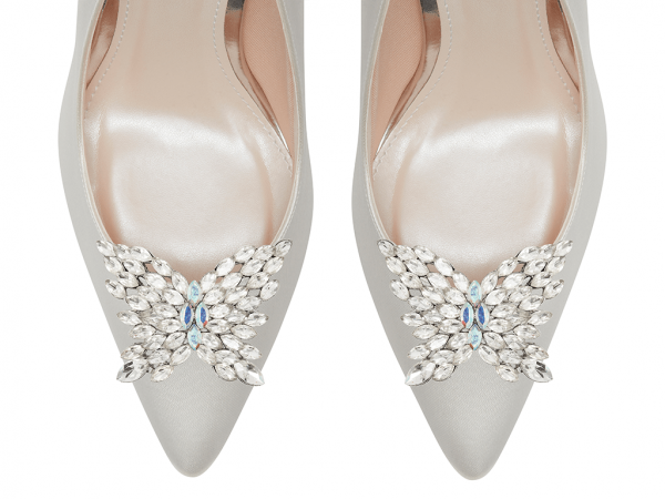 Cleo - Butterfly Wedding Shoe Clips