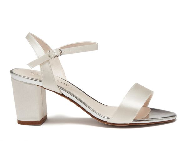 Margot Ivory Wedding Sandals - Side