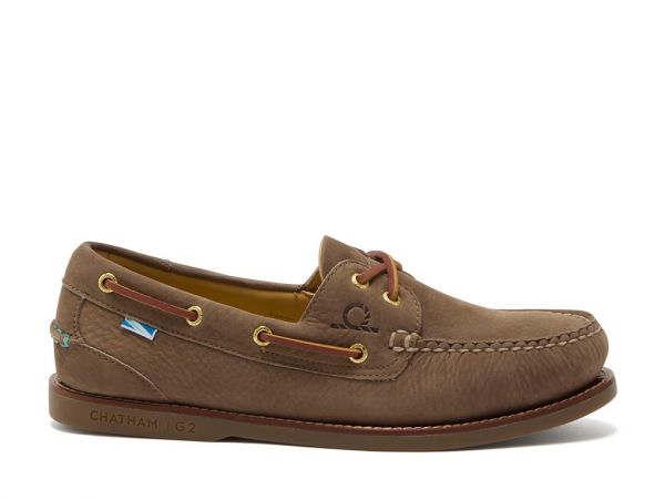 Lyme G2 - Premium Nubuck Boat Shoes