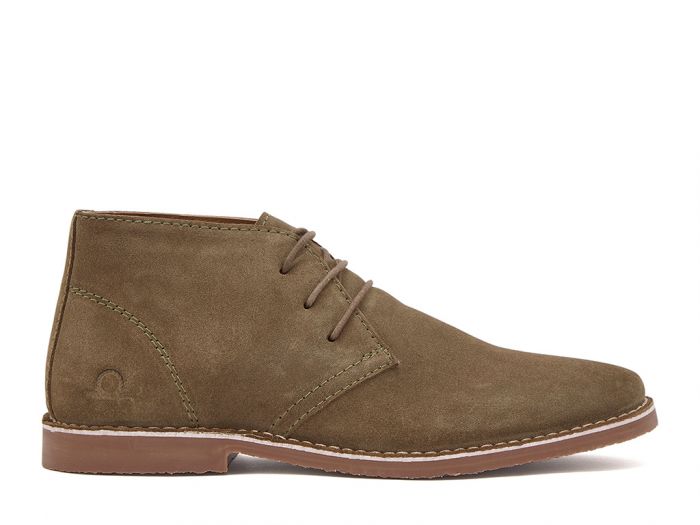 Andros | Men's Olive Suede Desert Boot | Chatham Footwear