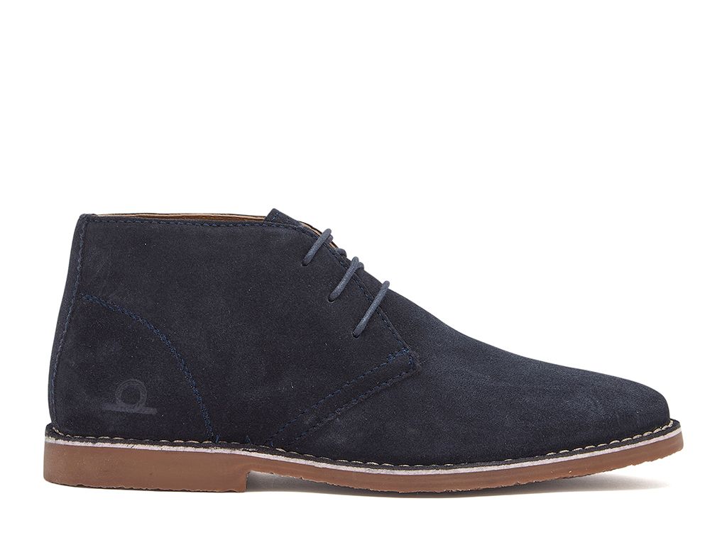 Andros | Men's Navy Suede Desert Boot | Chatham Footwear