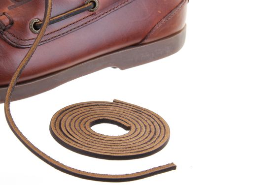 Dark Brown Leather Laces