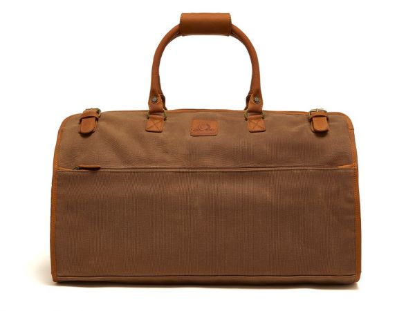 Waxed Canvas Duffel Bag & Suit Carrier