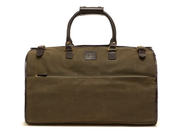 Waxed Canvas Duffel Bag & Suit Carrier