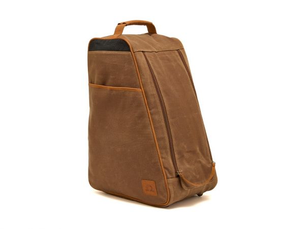 Waxed Canvas and Leather Bootbag