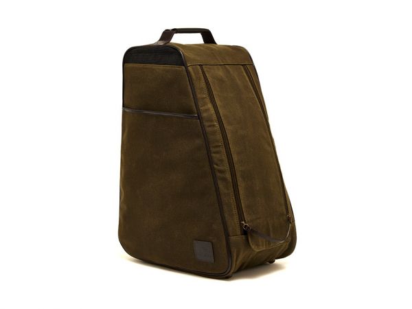 Waxed Canvas and Leather Bootbag