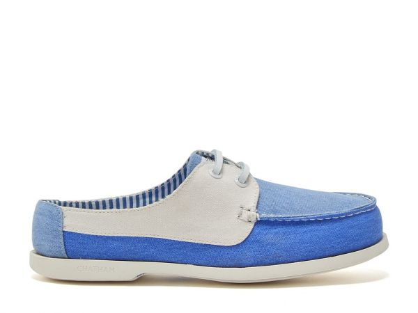 Chatham X Joules Mariner - Canvas Slip-On Deck Shoes