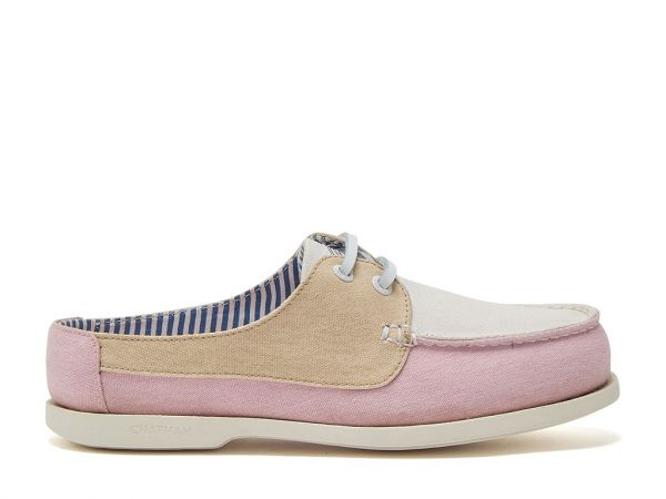 Chatham X Joules Mariner - Canvas Slip-On Deck Shoes