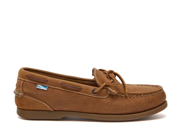 Olivia Lady G2 - Premium Nubuck Slip-On Deck Shoes