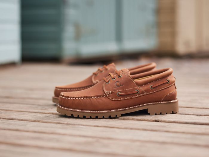 Sperrin | Mens Tan Winter Boat Shoes | Chatham Footwear