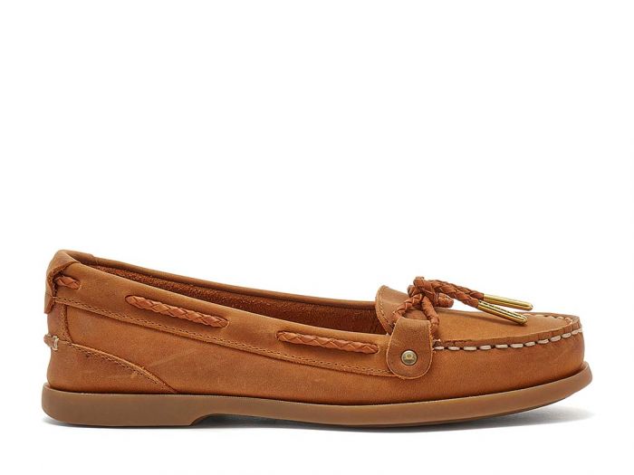Rota G2 | Womens Walnut Nubuck Boat Shoes | Chatham Footwear