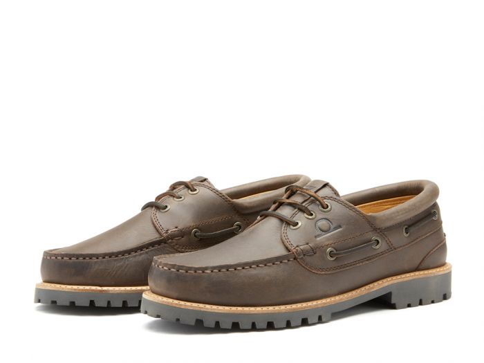 Sperrin Mens Brown Winter Boat Shoes Chatham Footwear