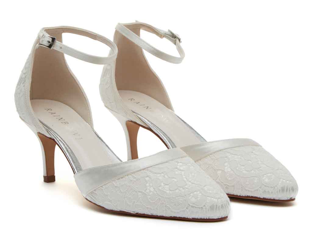 Darcey Lace Wedding Shoes - Front