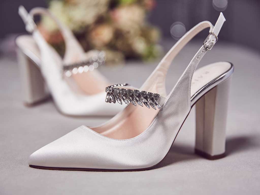 Total 73+ imagen slingback bridal shoes