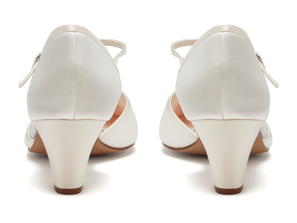 Shirley Wide Fit Wedding Shoes - Back